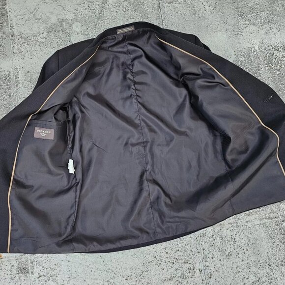 Dockers Kids Blazer Black Sport Coat Jacket Size 14 Husky - Picture 8 of 11